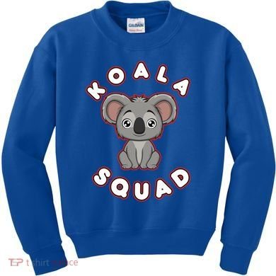 Koala Squad Ironic Koala Team Eucalyptus Cool Gift Kids Sweatshirt
