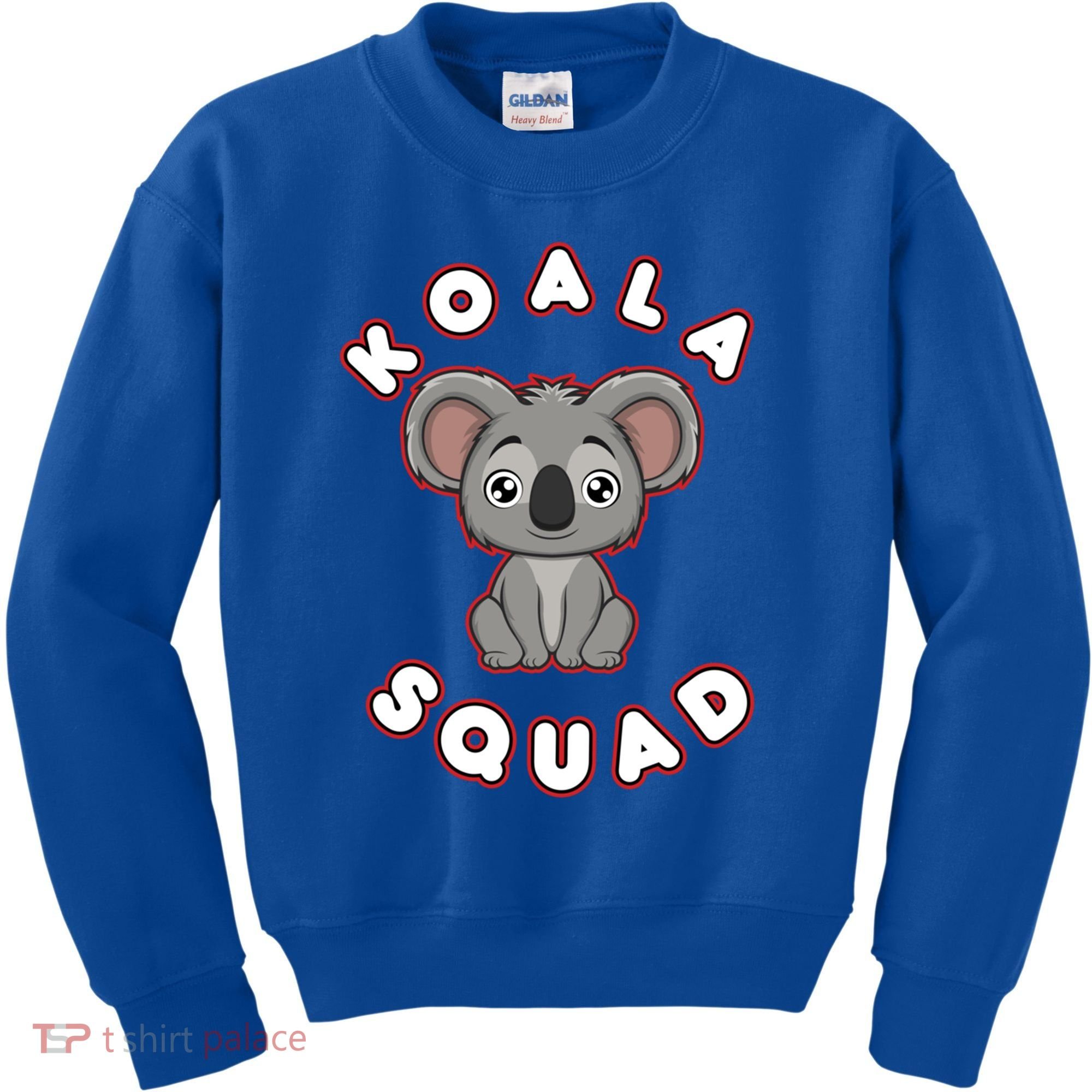 Koala Squad Ironic Koala Team Eucalyptus Cool Gift Kids Sweatshirt