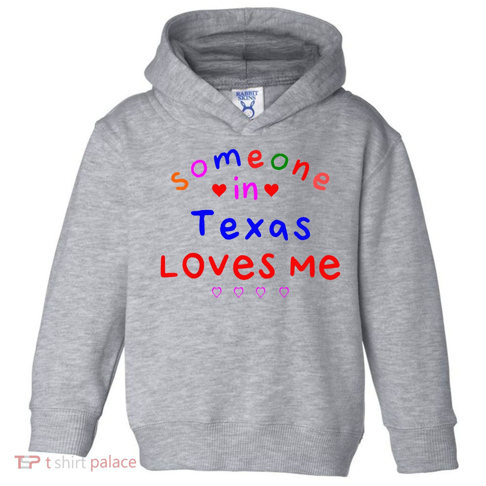 Kids Someone In Texas Loves Me Kids Toddler Hoodie