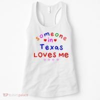 Kids Someone In Texas Loves Me Kids Women's Tank Top thumb 0