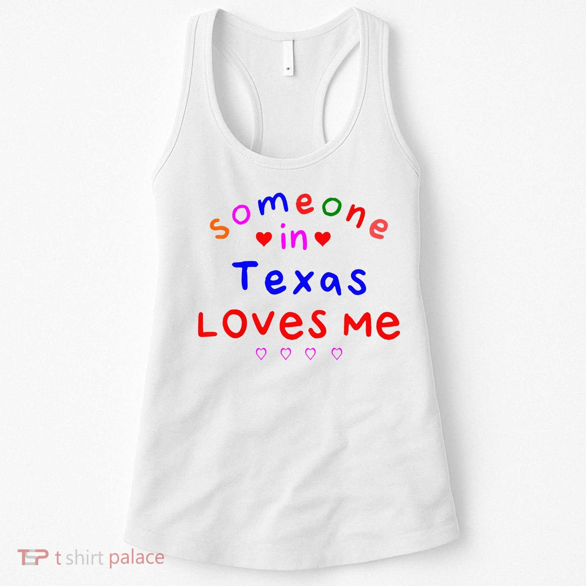 Kids Someone In Texas Loves Me Kids Women's Tank Top