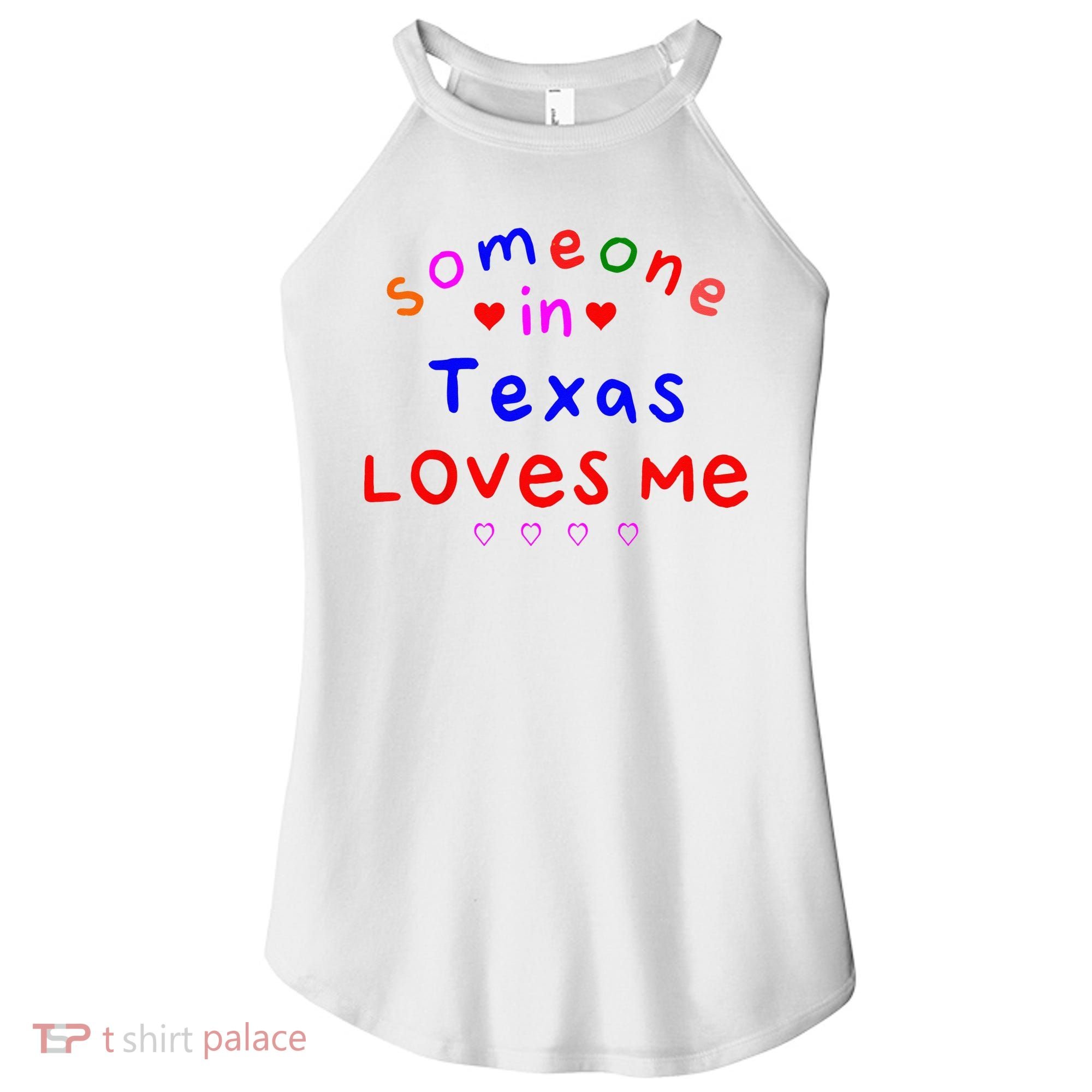 Kids Someone In Texas Loves Me Kids Women's Perfect Tri Rocker Tank