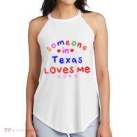 Kids Someone In Texas Loves Me Kids Women's Perfect Tri Rocker Tank thumb 2