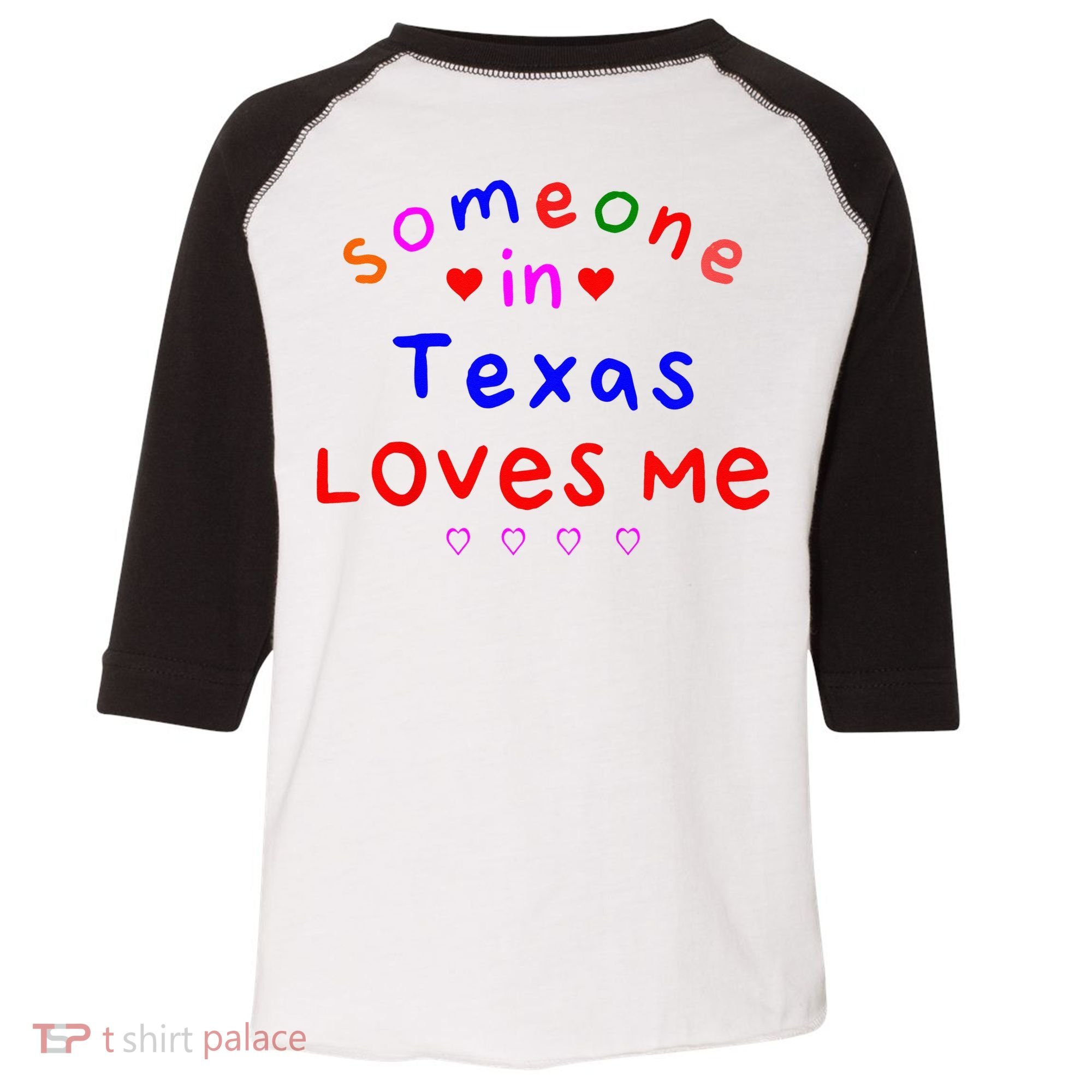 Kids Someone In Texas Loves Me Kids Toddler Fine Jersey T-Shirt