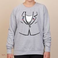 Kamala Suit Kamala Harris Halloween Costume Women's Sweatshirt thumb 0