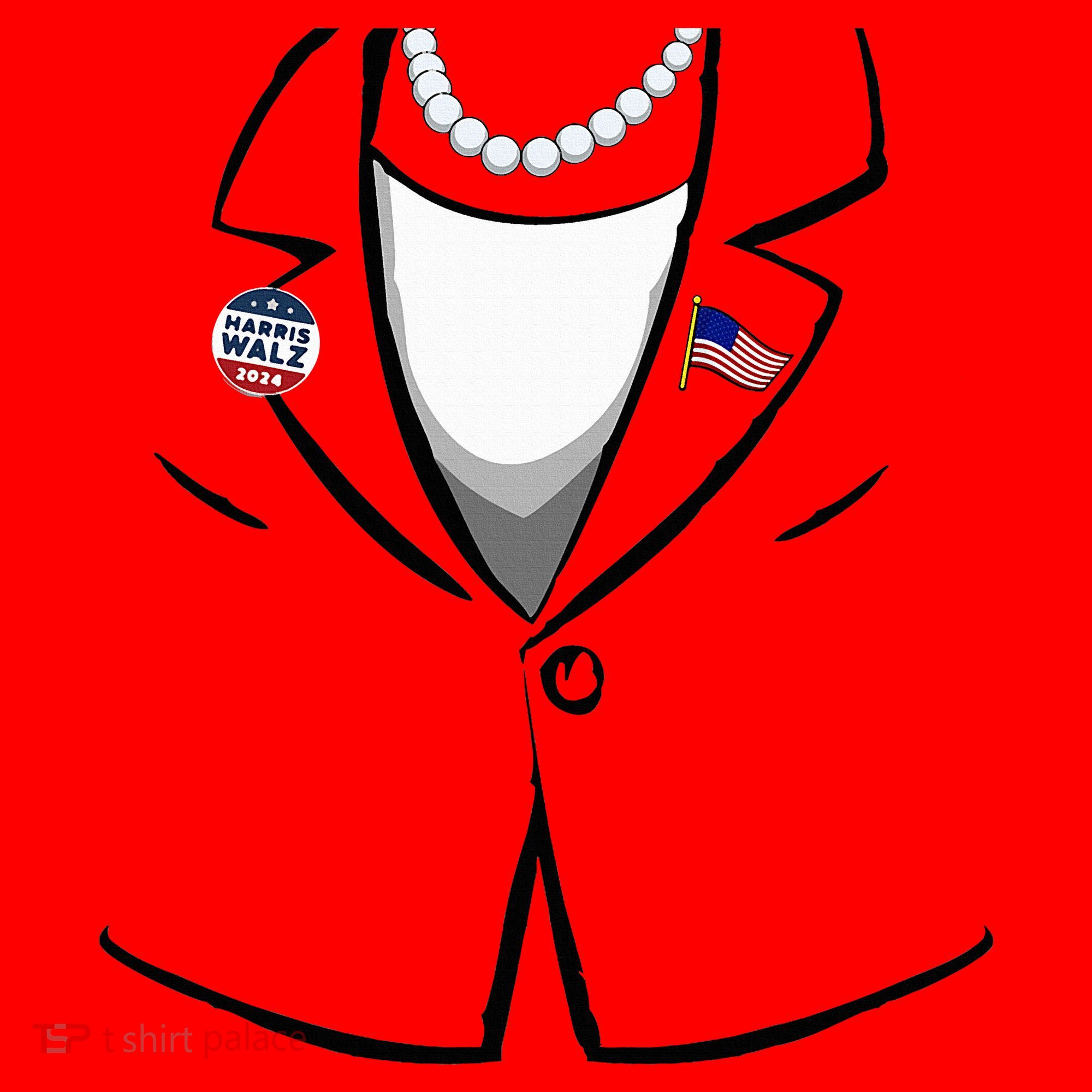 Kamala Suit Kamala Harris Halloween Costume Santa Hat