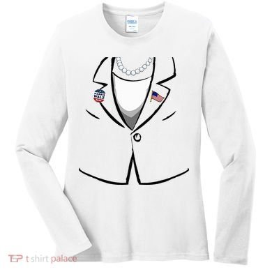 Kamala Suit Kamala Harris Halloween Costume Women's Long Sleeve Shirt