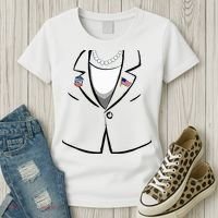 Kamala Suit Kamala Harris Halloween Costume Women's T-Shirt thumb 3