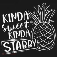 Kinda Sweet Kinda Stabby Funny Sarcastic Sarcasm Pineapple Sweatshirt thumb 3