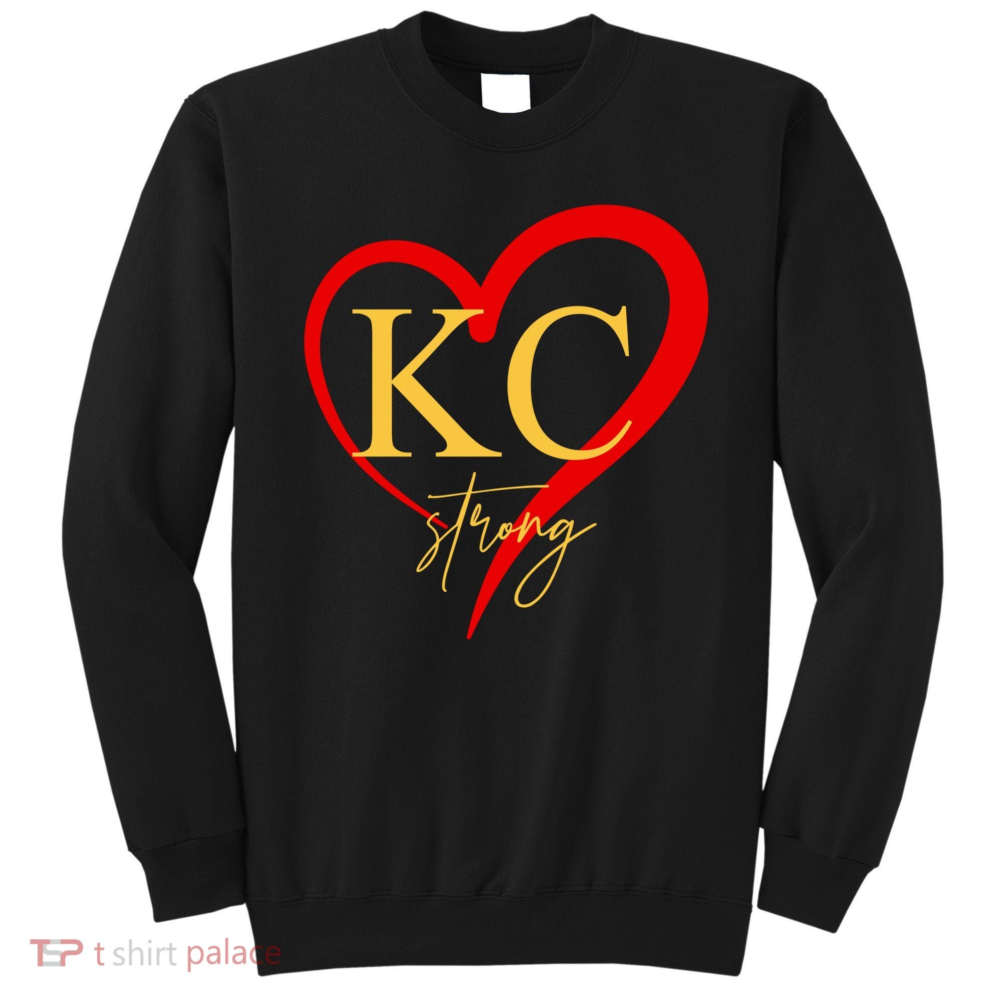 Kc Strong Kansas City Strong Heart Sweatshirt