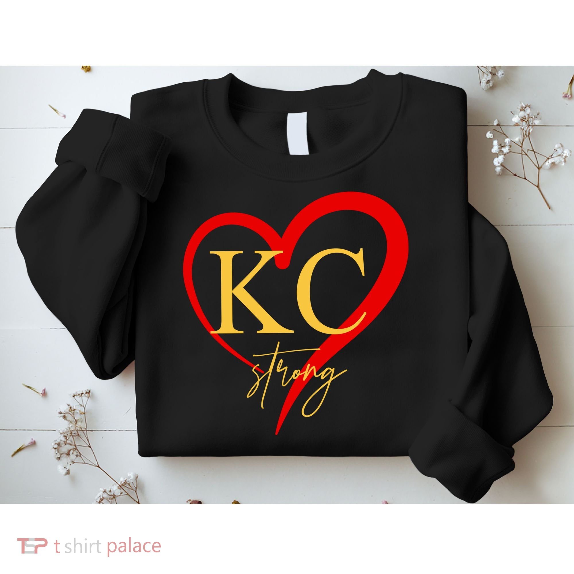 Kc Strong Kansas City Strong Heart Sweatshirt