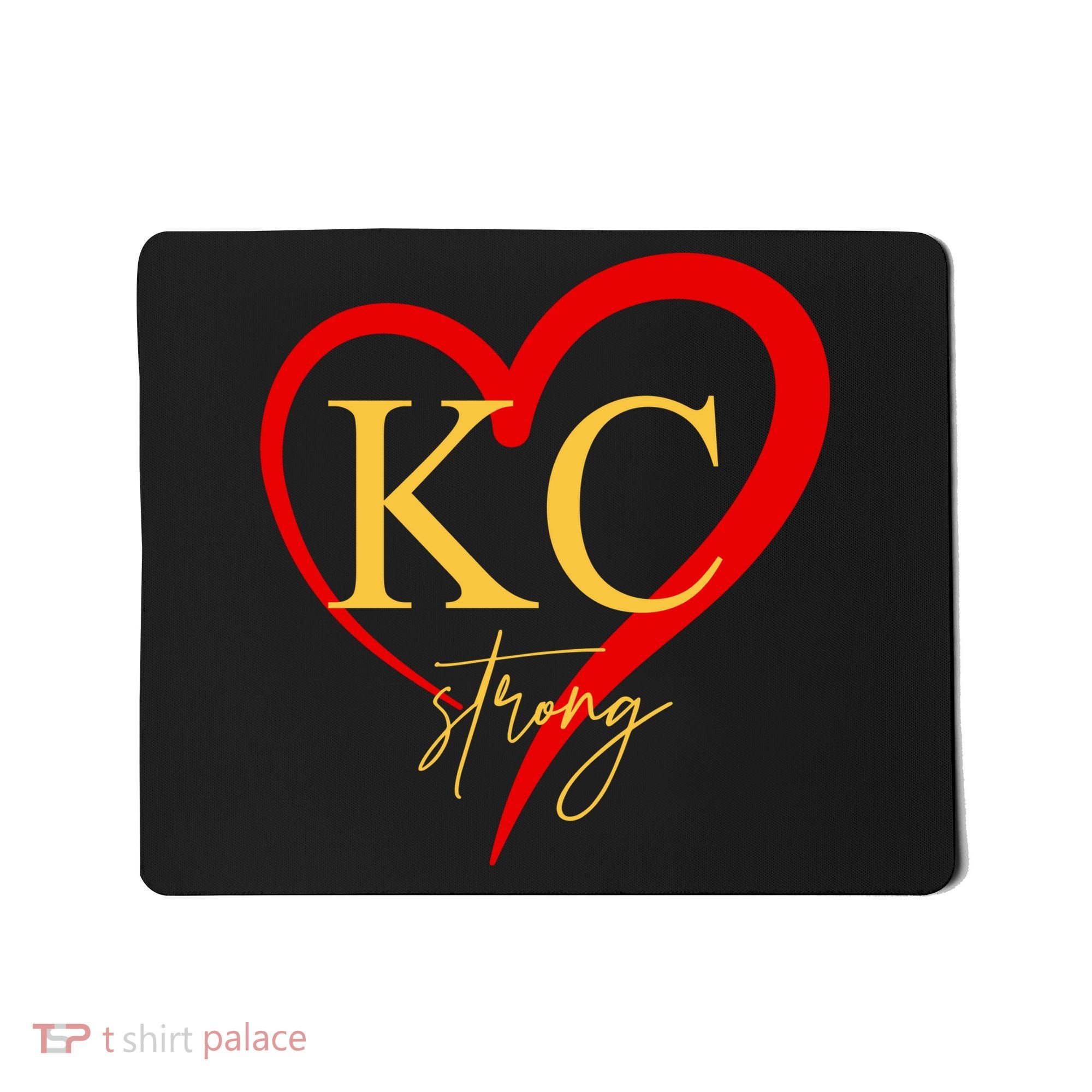Kc Strong Kansas City Strong Heart Mousepad