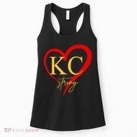Kc Strong Kansas City Strong Heart Women's Tank Top thumb 0