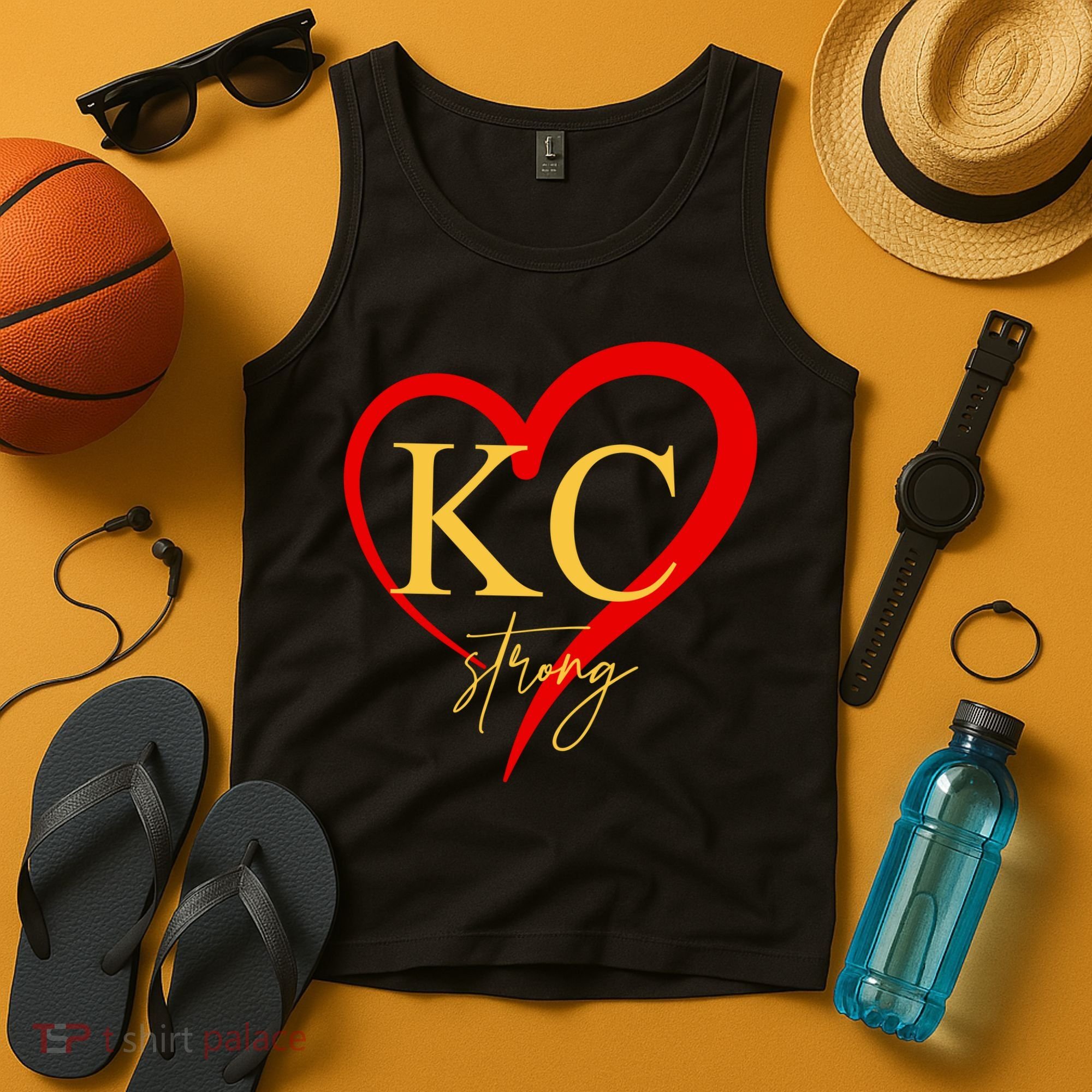 Kc Strong Kansas City Strong Heart Tank Top