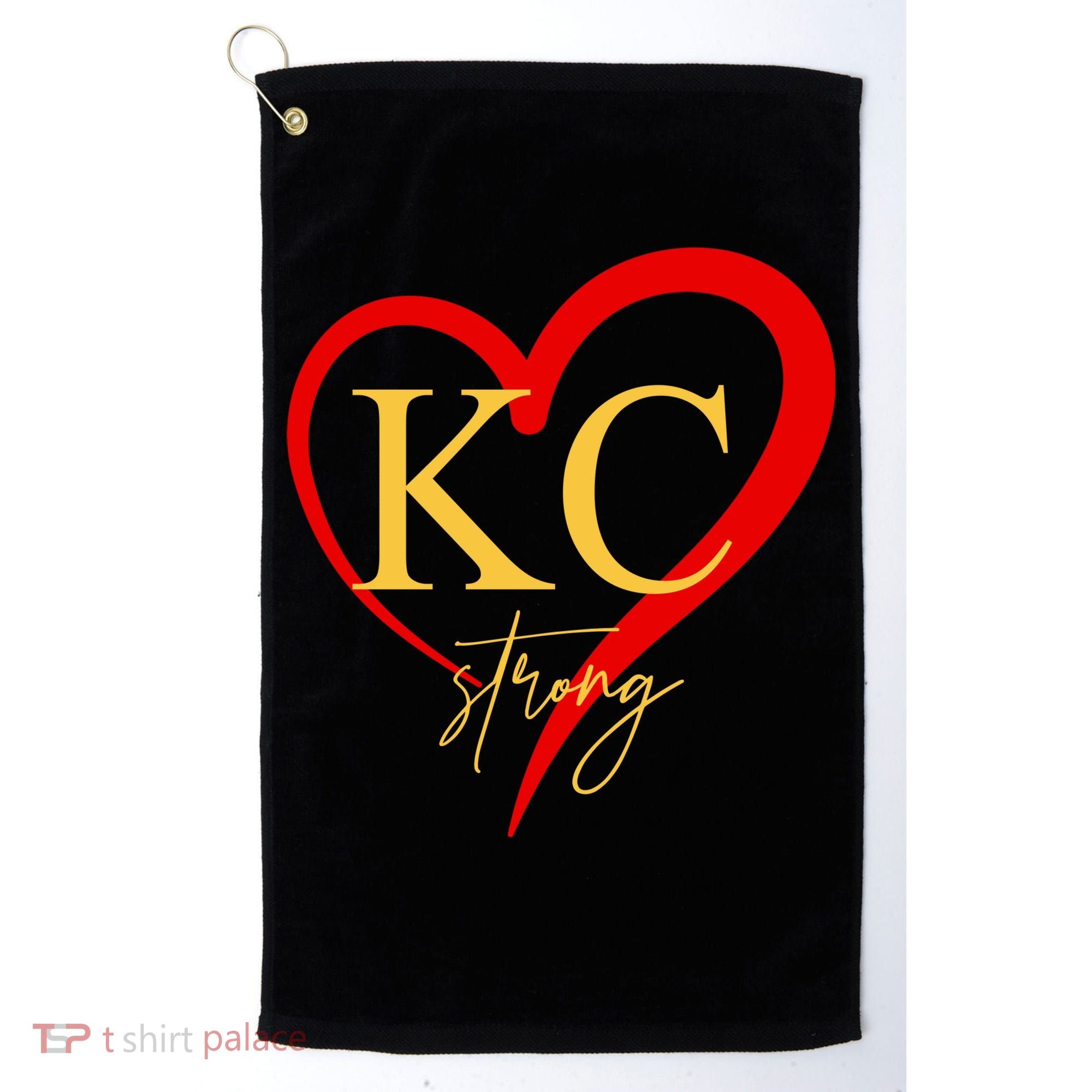 Kc Strong Kansas City Strong Heart Golf Towel