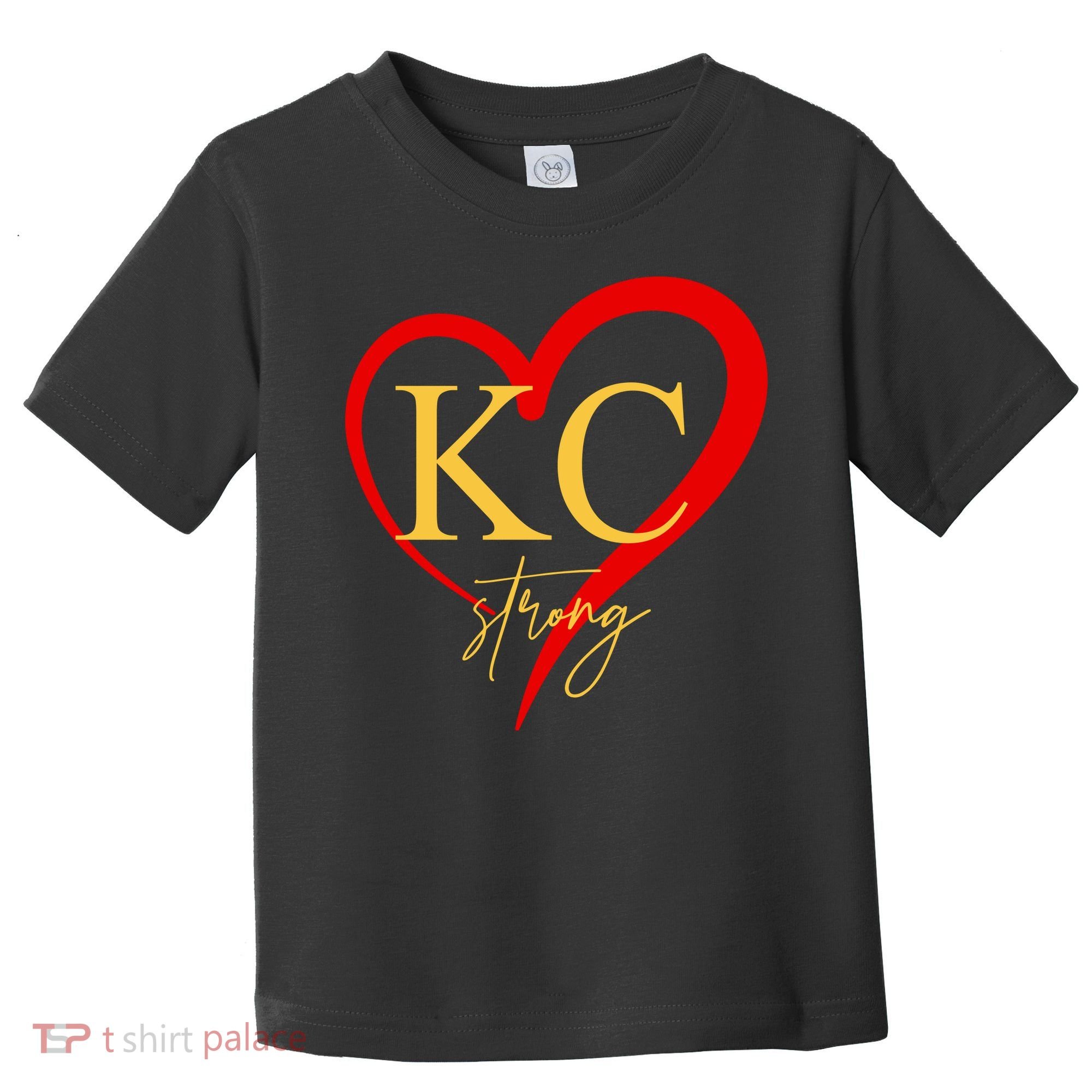 Kc Strong Kansas City Strong Heart Toddler T-Shirt