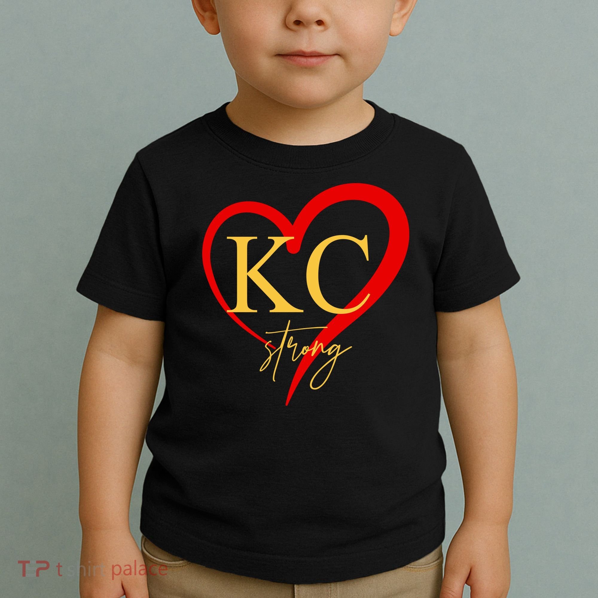 Kc Strong Kansas City Strong Heart Toddler T-Shirt