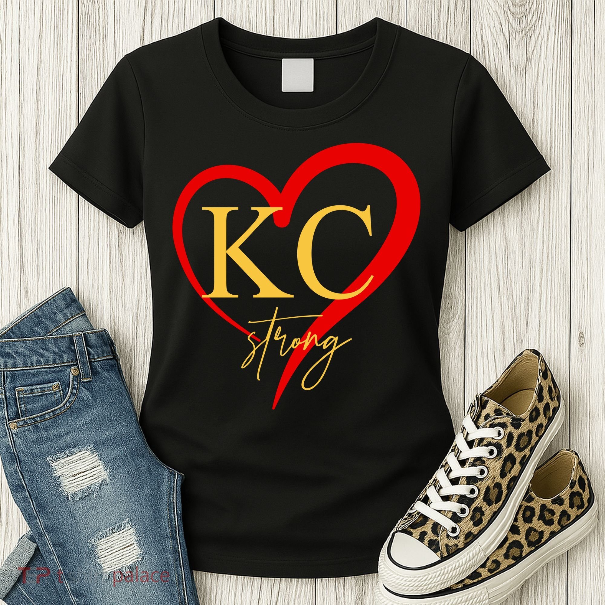 Kc Strong Kansas City Strong Heart Women's T-Shirt