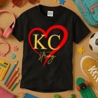 Kc Strong Kansas City Strong Heart Kids T-Shirt thumb 3