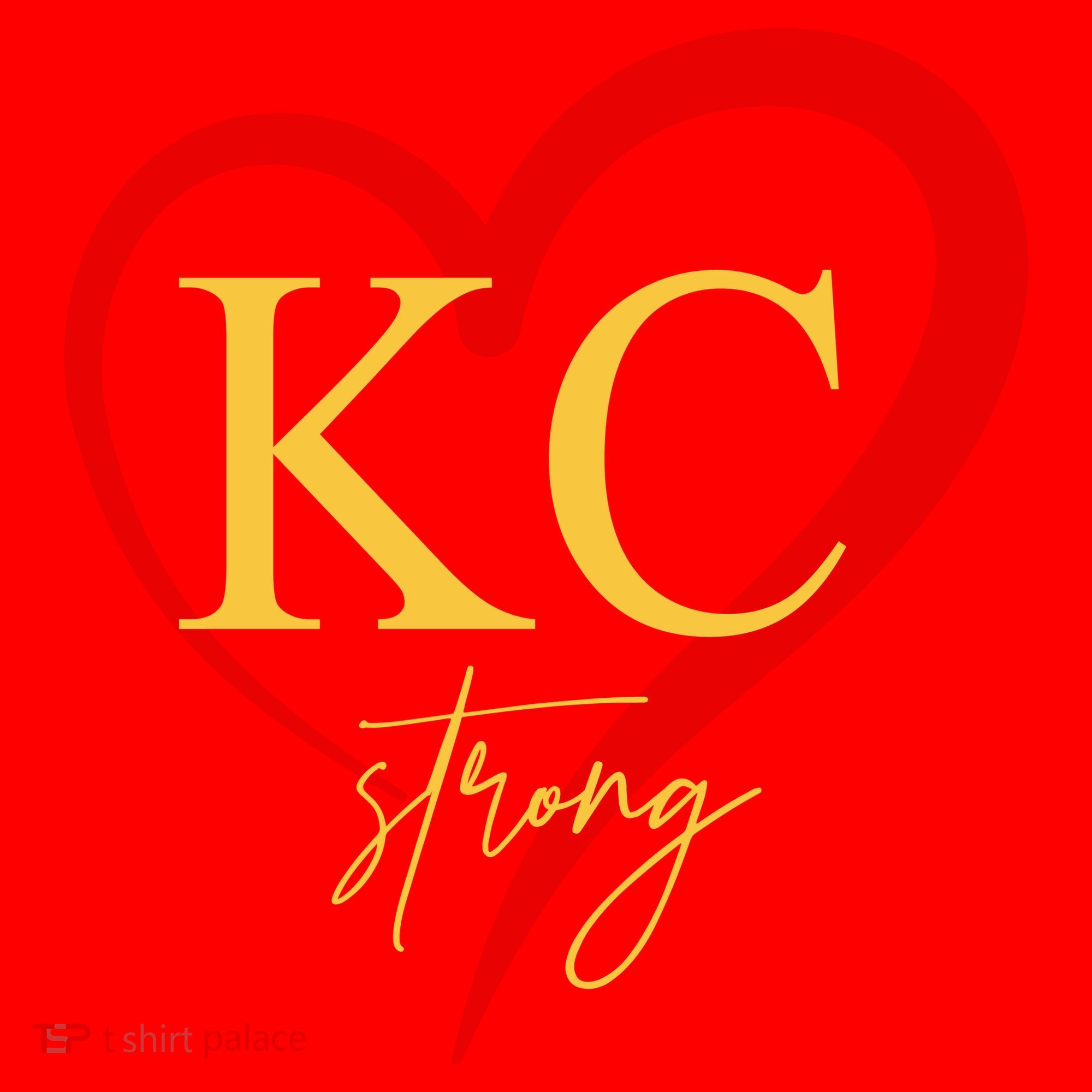 Kc Strong Kansas City Strong Heart Santa Hat
