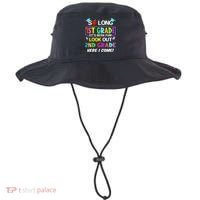 Kids So Long 1st Grade 2nd Grade Here I Come 1st Grade Graduation Meaningful Gif Bucket Hat thumb 0