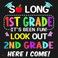 Kids So Long 1st Grade 2nd Grade Here I Come 1st Grade Graduation Meaningful Gif Pajama Set thumb 2