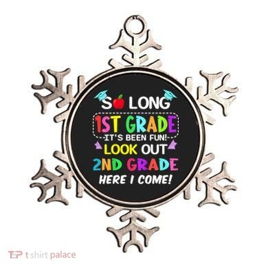 Kids So Long 1st Grade 2nd Grade Here I Come 1st Grade Graduation Meaningful Gif Ornament
