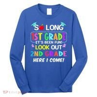 Kids So Long 1st Grade 2nd Grade Here I Come 1st Grade Graduation Meaningful Gif Long Sleeve Shirt thumb 0