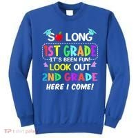 Kids So Long 1st Grade 2nd Grade Here I Come 1st Grade Graduation Meaningful Gif Sweatshirt thumb 0