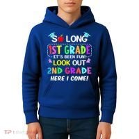 Kids So Long 1st Grade 2nd Grade Here I Come 1st Grade Graduation Meaningful Gif Kids Hoodie thumb 4