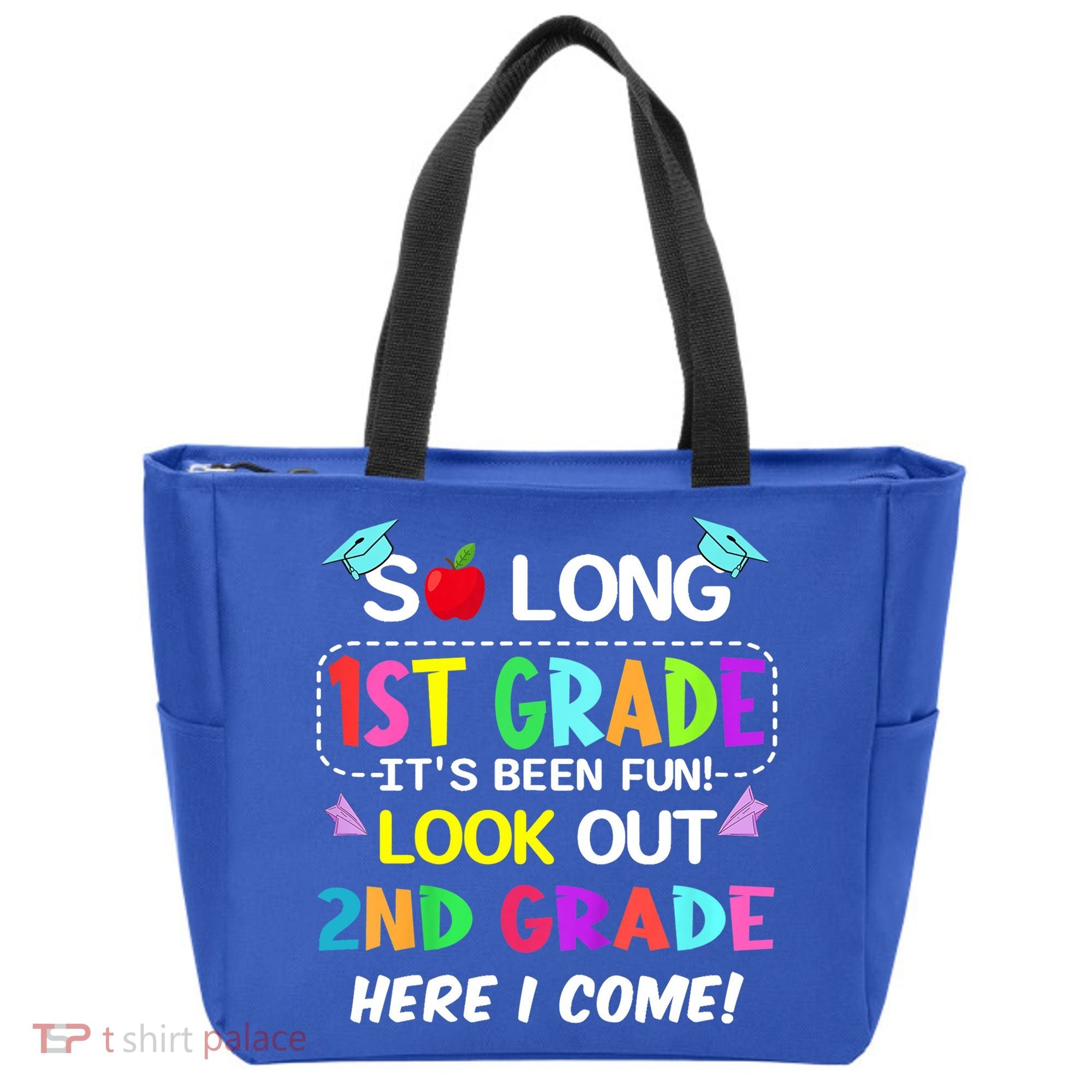 Kids So Long 1st Grade 2nd Grade Here I Come 1st Grade Graduation Meaningful Gif Tote Bag