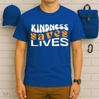 Kindness Saves Lives Mental Health Awareness Tee T-Shirt thumb 6