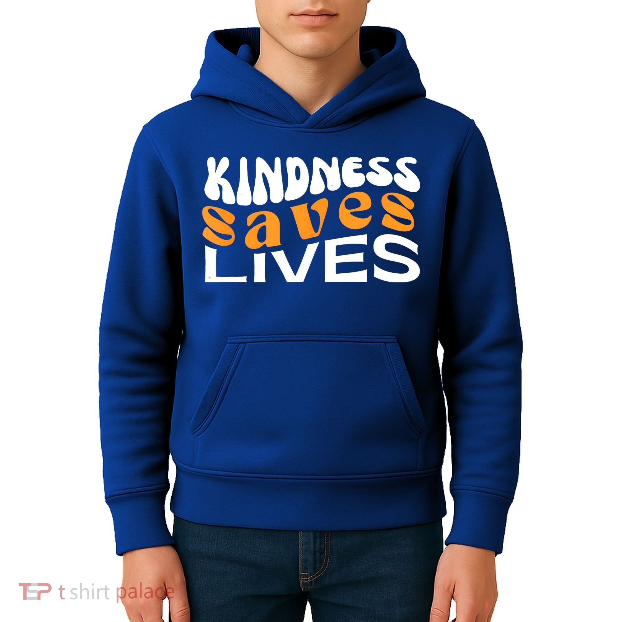 Kindness Saves Lives Mental Health Awareness Tee Kids Hoodie