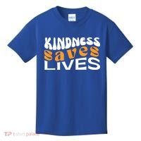 Kindness Saves Lives Mental Health Awareness Tee Kids T-Shirt thumb 0
