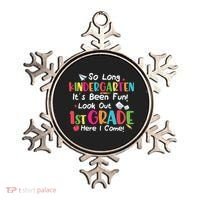 Kindergarten So Long Its Been 1st Grade Back To School Ornament thumb 0