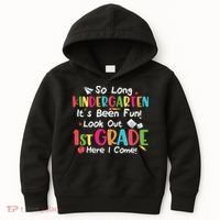 Kindergarten So Long Its Been 1st Grade Back To School Kids Hoodie thumb 0