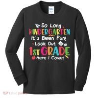 Kindergarten So Long Its Been 1st Grade Back To School Kids Long Sleeve Shirt thumb 0