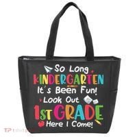 Kindergarten So Long Its Been 1st Grade Back To School Tote Bag thumb 0