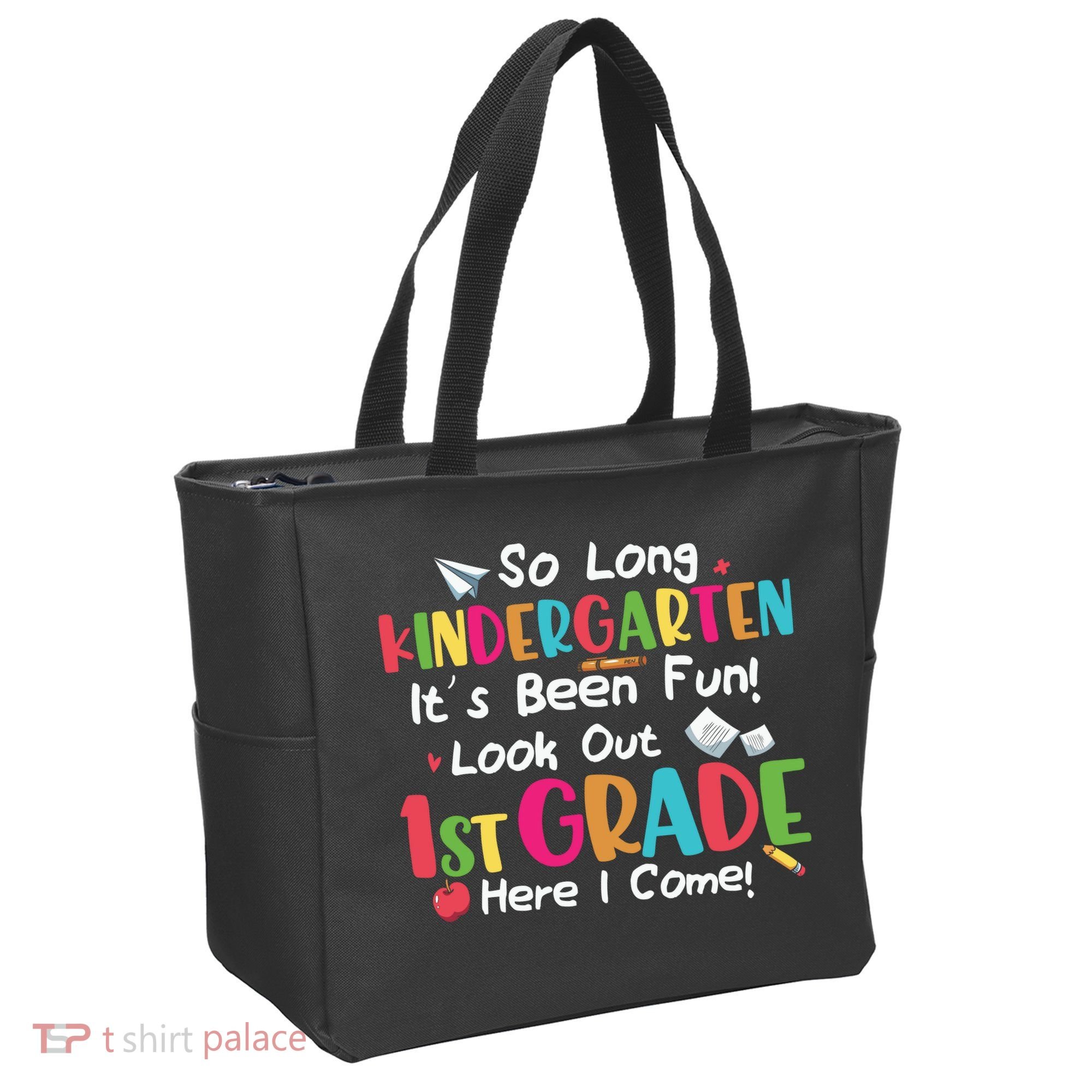 Kindergarten So Long Its Been 1st Grade Back To School Tote Bag