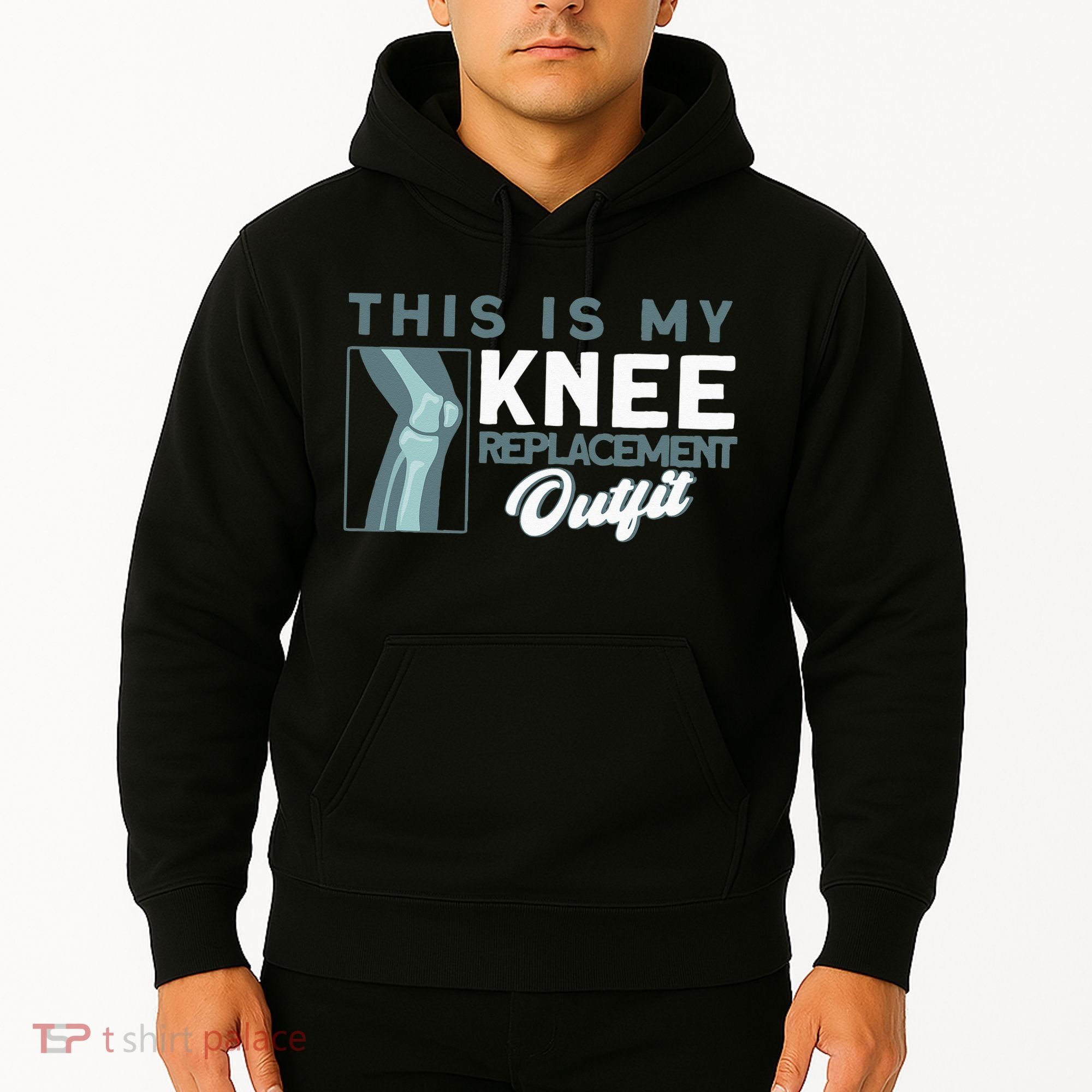 Knee Surgery My Knee Replacement Outfit TKR Knee Replacement Hoodie