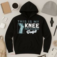Knee Surgery My Knee Replacement Outfit TKR Knee Replacement Hoodie thumb 3
