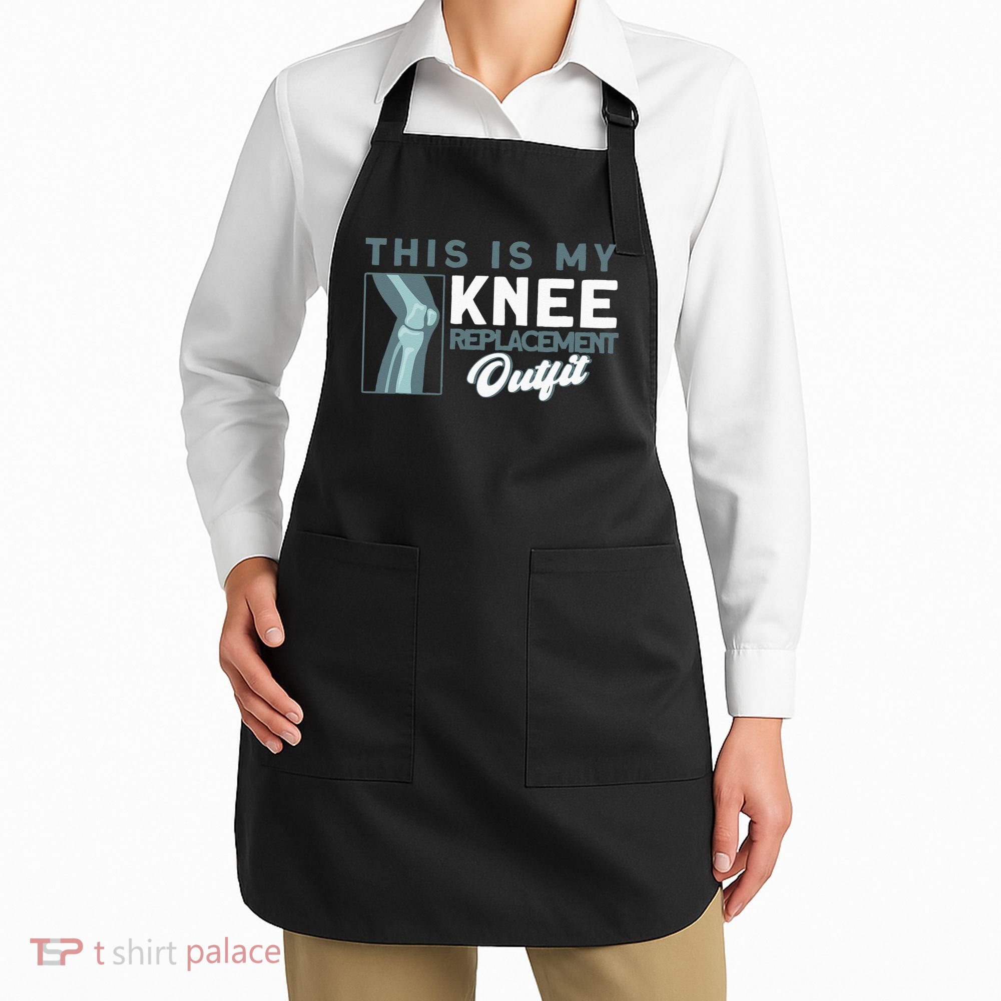 Knee Surgery My Knee Replacement Outfit TKR Knee Replacement Apron