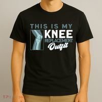 Knee Surgery My Knee Replacement Outfit TKR Knee Replacement T-Shirt thumb 3