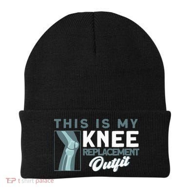 Knee Surgery My Knee Replacement Outfit TKR Knee Replacement Beanie