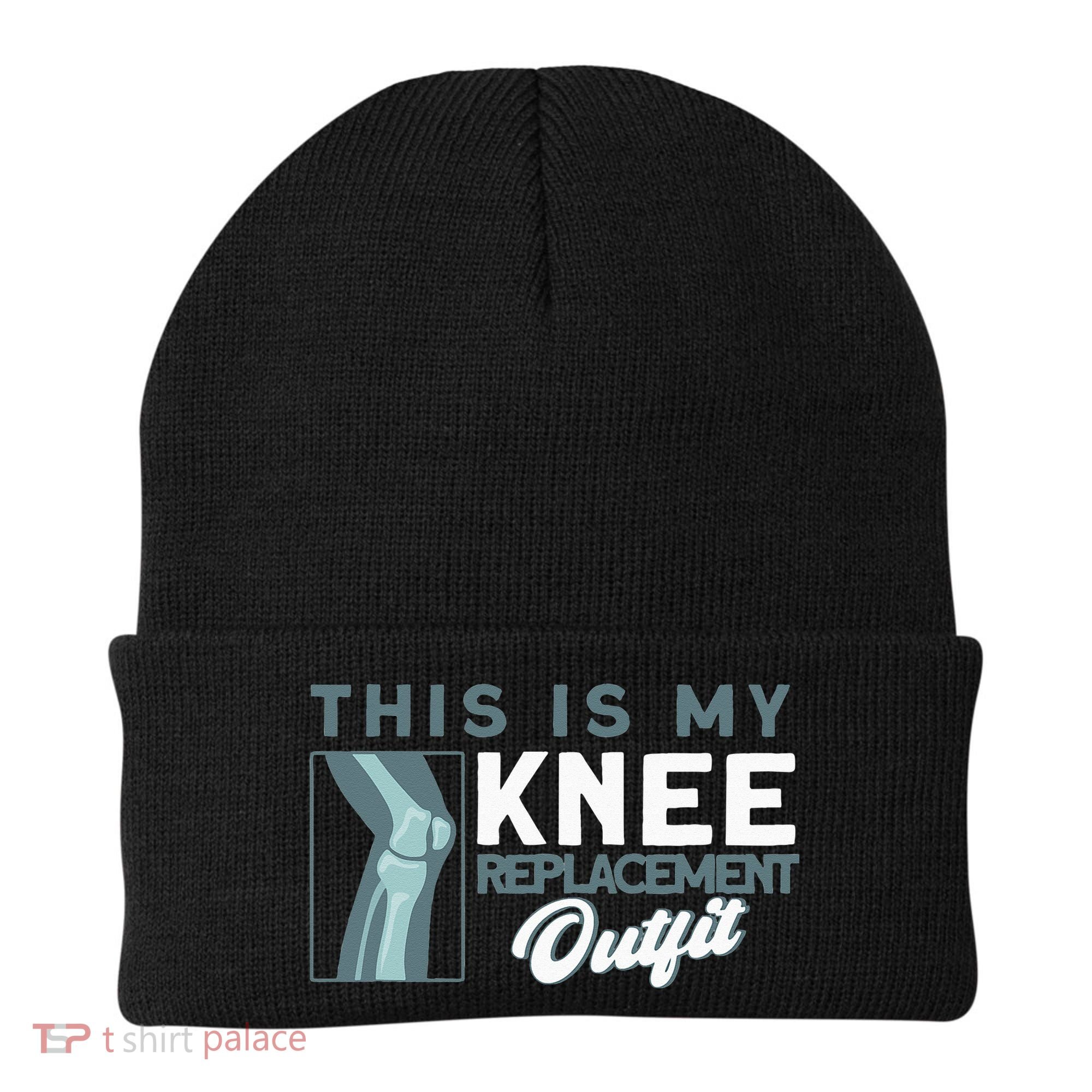 Knee Surgery My Knee Replacement Outfit TKR Knee Replacement Beanie