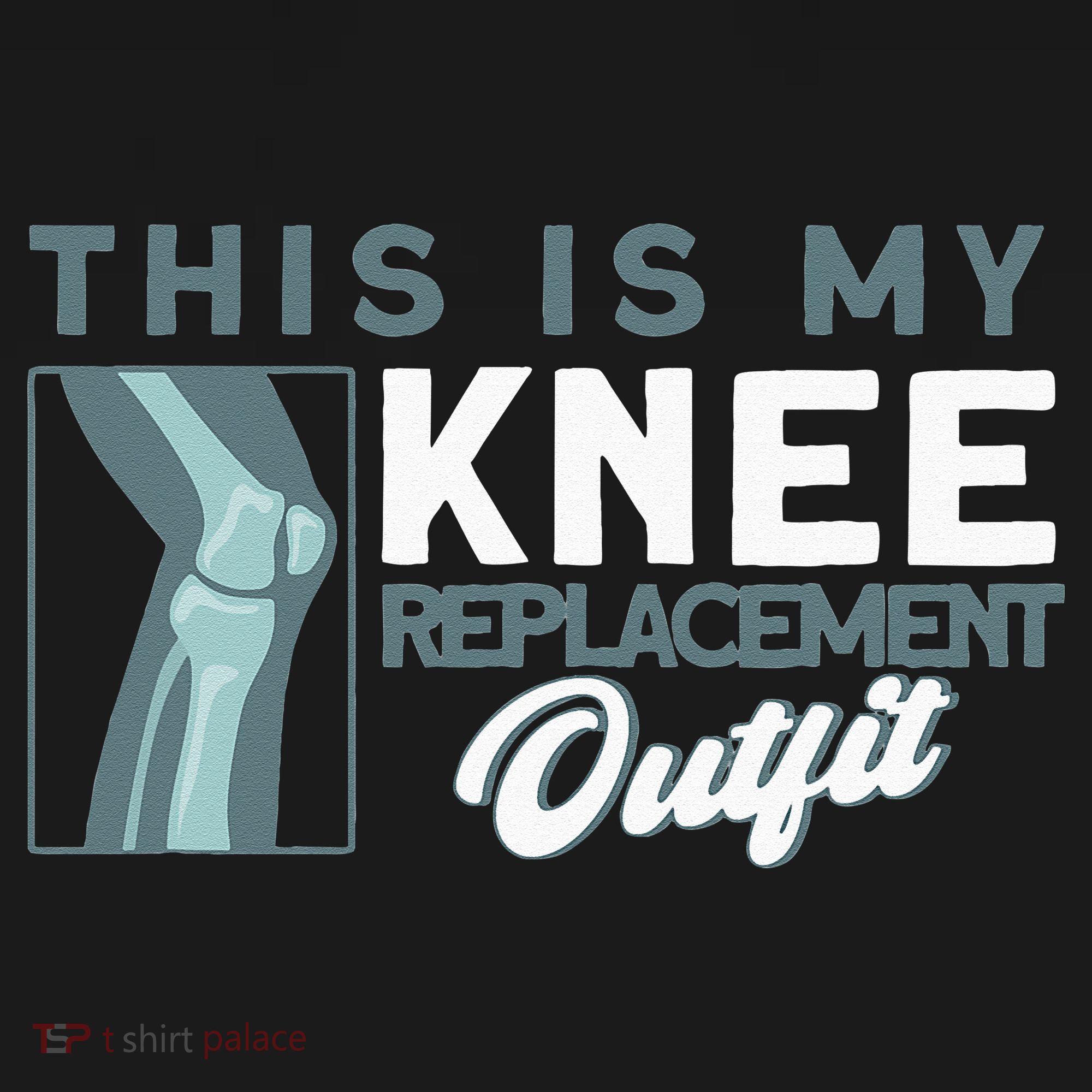 Knee Surgery My Knee Replacement Outfit TKR Knee Replacement Polo