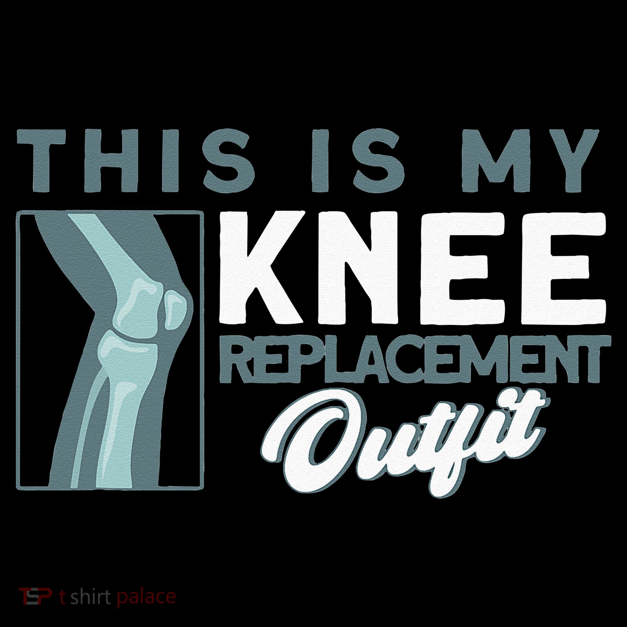 Knee Surgery My Knee Replacement Outfit TKR Knee Replacement Women's Hoodie