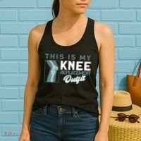 Knee Surgery My Knee Replacement Outfit TKR Knee Replacement Women's Tank Top thumb 2