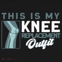 Knee Surgery My Knee Replacement Outfit TKR Knee Replacement Women's Tank Top thumb 5