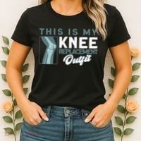 Knee Surgery My Knee Replacement Outfit TKR Knee Replacement Women's T-Shirt thumb 2